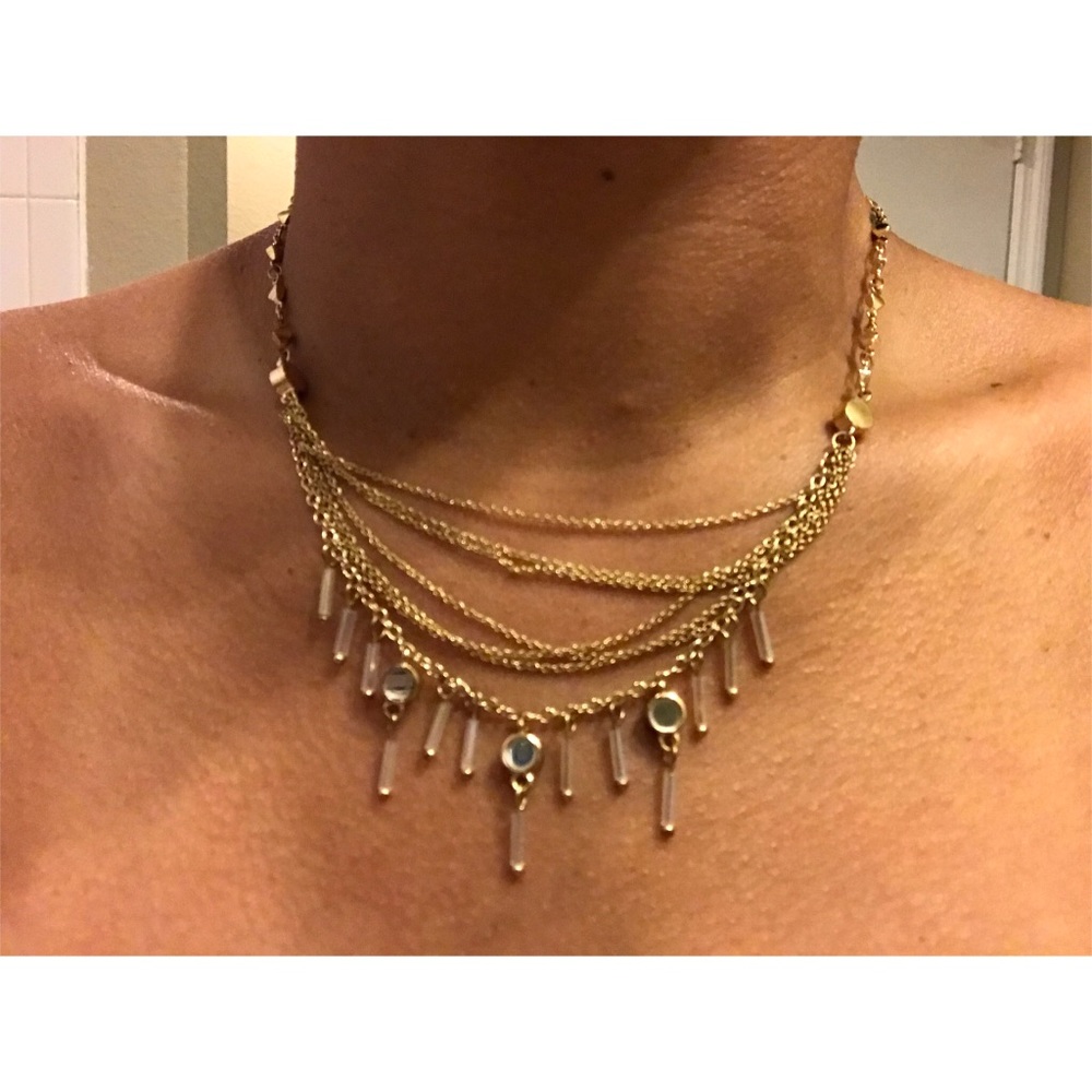 Ettika Dripping In Golden Rays Choker In Gold - Picture 3 of 3